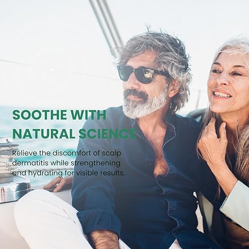 Miniatura 5 de Champú para control de la dermatitis y raíces saludables alivia la dermatitis seborreica, reduce el sebo, infundido con árbol de té, jojoba y