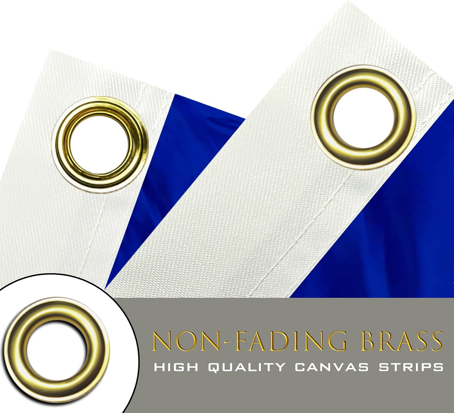 Kansas State Flag 3x5 Outdoor Double Sided Kansas Flags Heavy Duty 100% Polyester with 2 Brass Grommets for Outdoor Indoor Wall