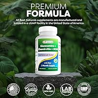 Vista 5 de Best Naturals Glucosamine Chondroitin and MSM (Non-GMO) - Promotes Joint Health - 180 Count