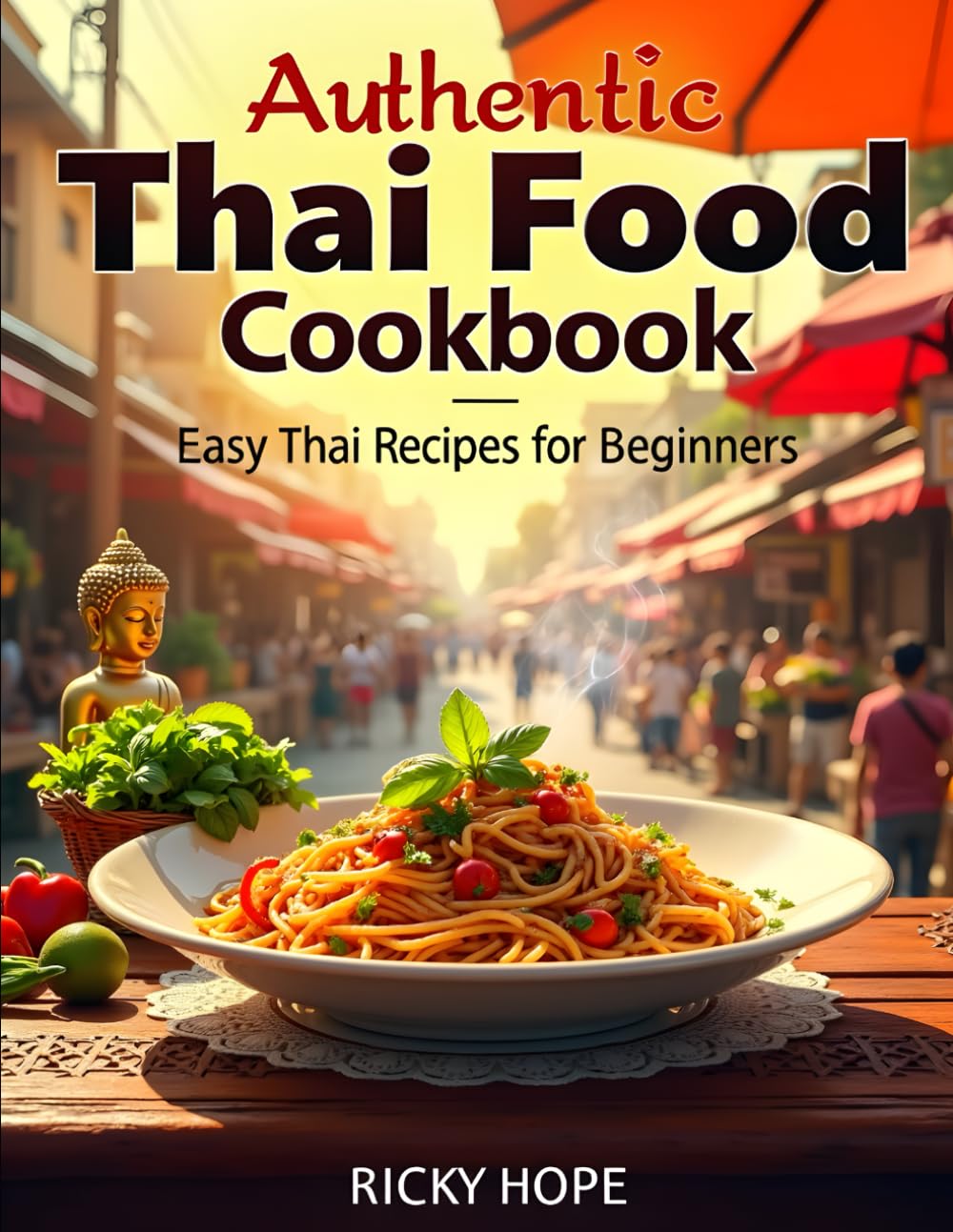 Authentic Thai Food Cookbook:: Easy Thai Recipes for Beginners Quick, Healthy, and Flavorful Thai Cooking at Home
