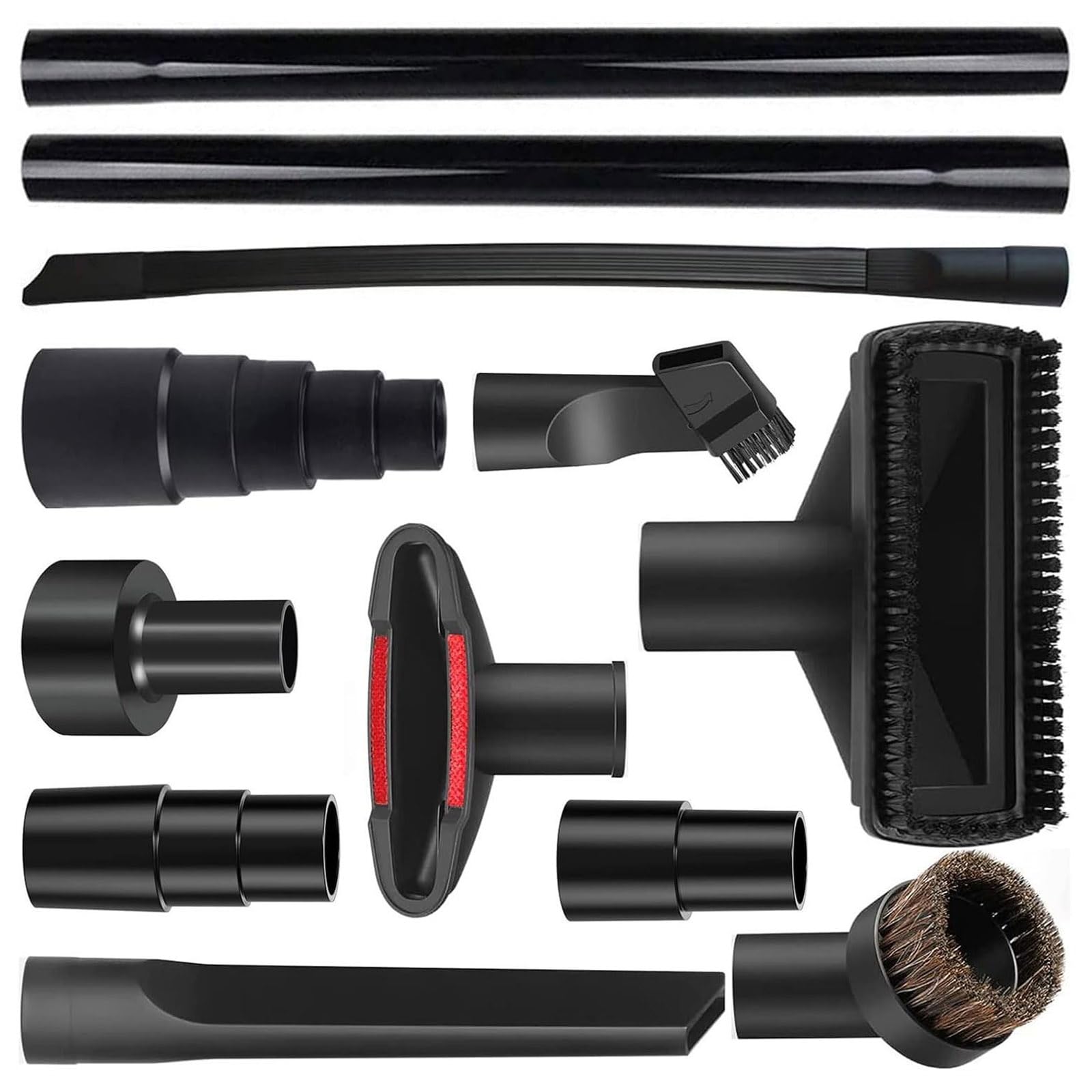 Elnwnnkc 12Pcs Universals Vacuum Attachments Kits Vacuum Cleaners Accessory Set Wet Dry Hose Adapter Cleaners Accessory Set
