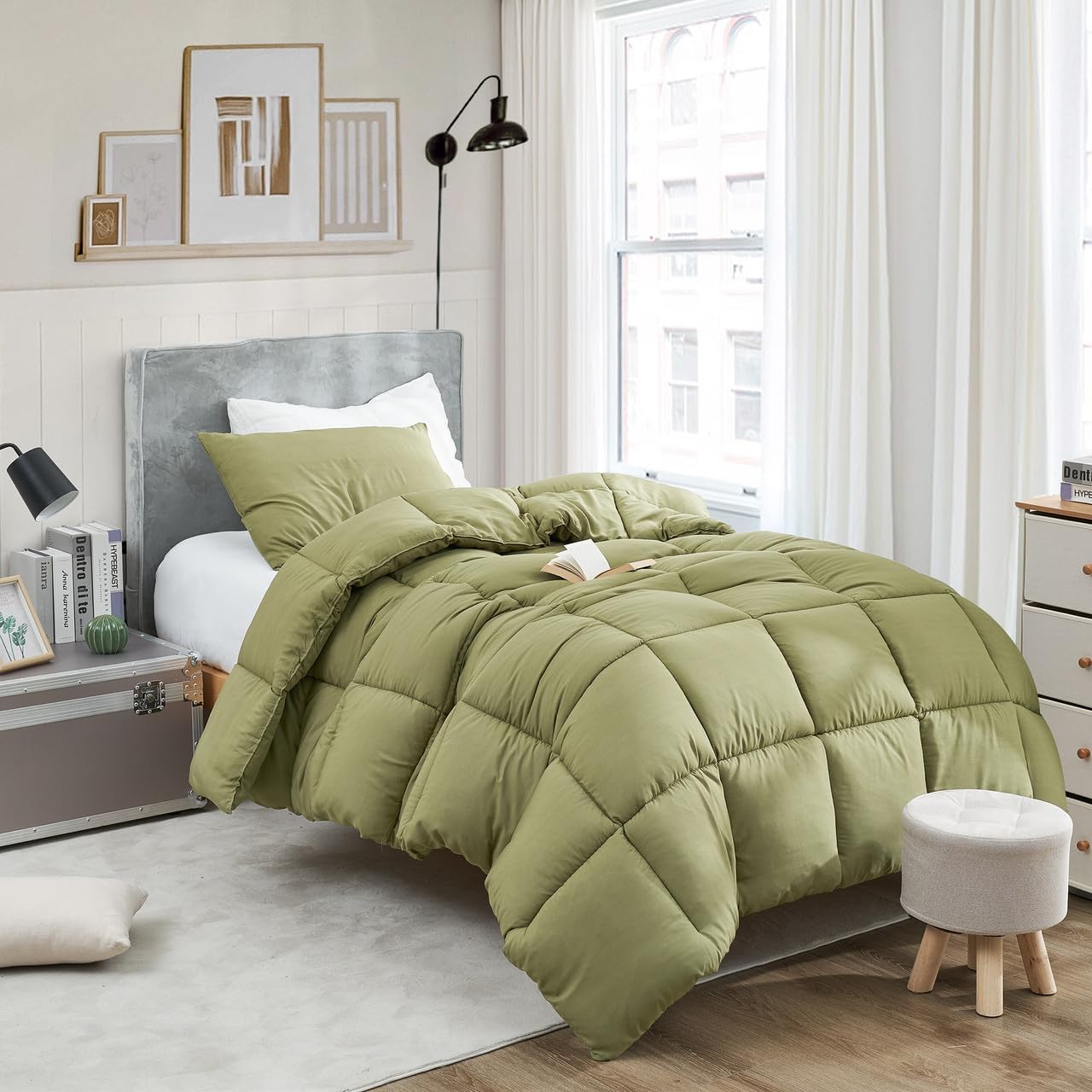 Byourbed Washed Panda - Coma Inducer® Oversized Twin Comforter Set - Mayfly