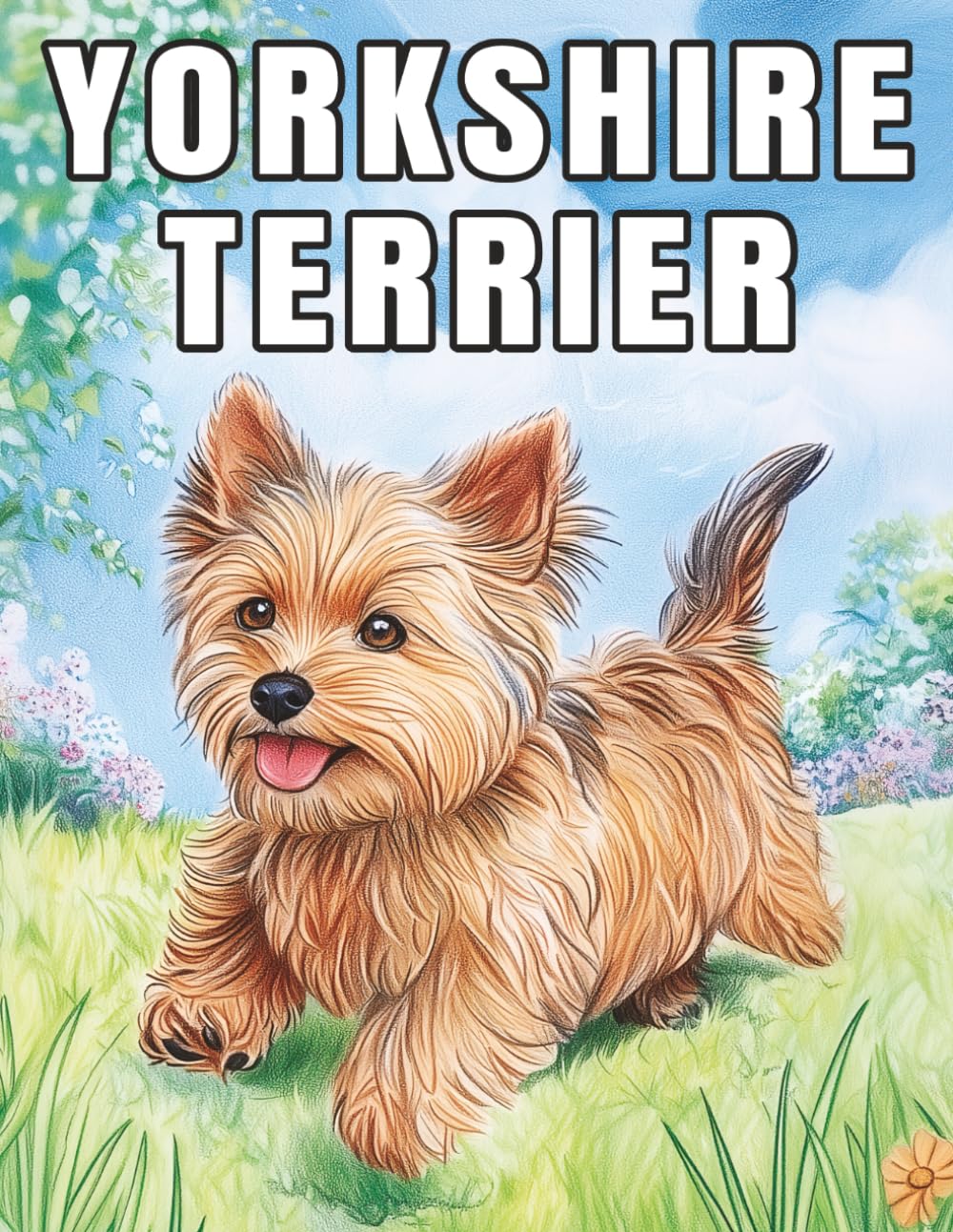 Yorkshire Terrier: Adorable Dog coloring book features cute and playful Yorkie illustrations, perfect for stress relief, creativity, and dog lovers of all ages. (My Cute Dogs Collection)