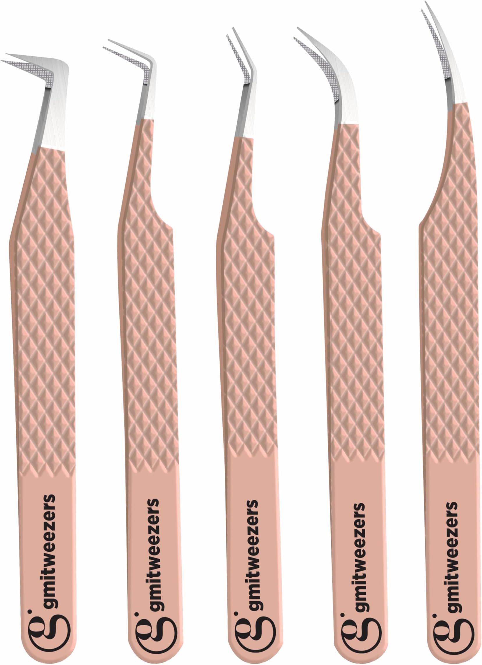 Fiber Tip Lash Tweezers For Eyelash Extension Tweezers Professional