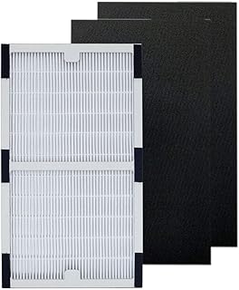PUREBURG Replacement HEPA Filter set 1+2 Compatible with Idylis IAF-H-100C IAP-10-200 IAP-10-280 Air Purifiers