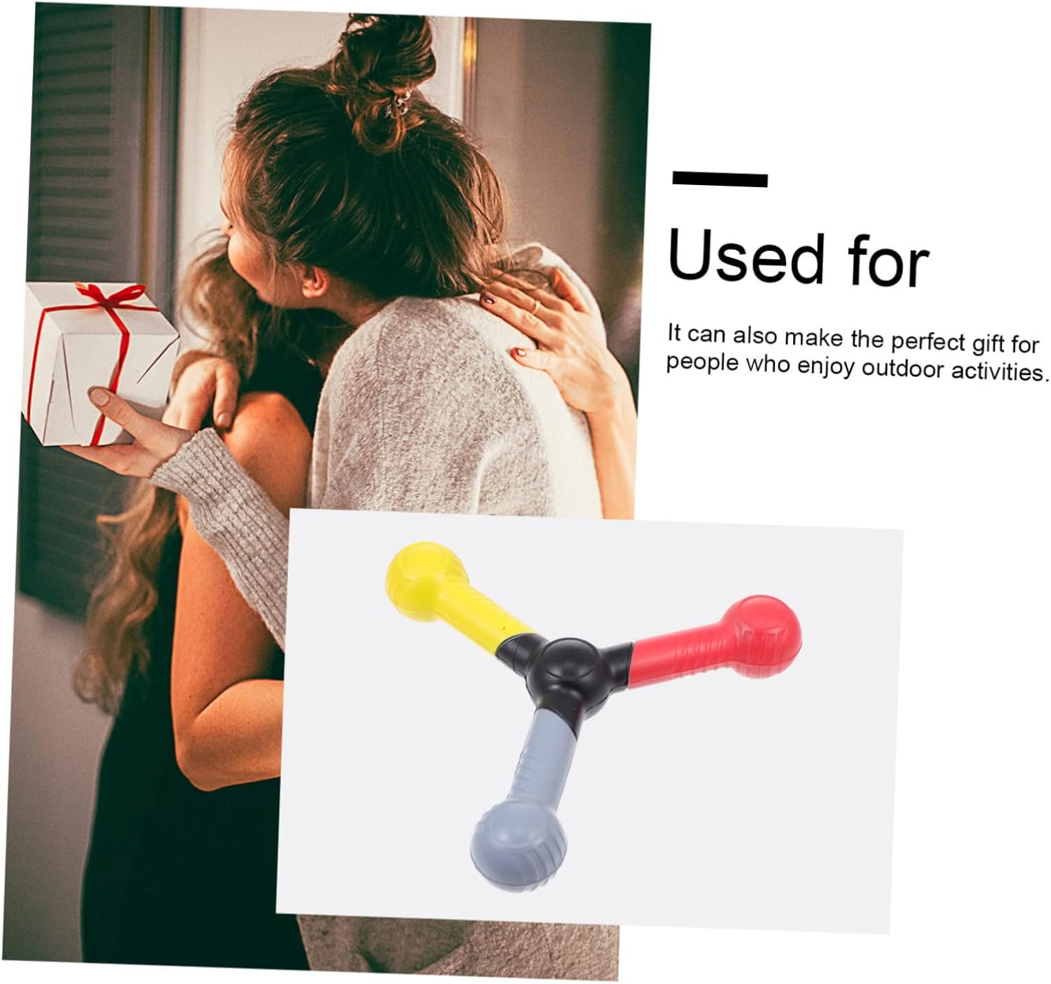 HOMSFOU 3pcs Hand-Eye Coordination Training Tool Multi-Handle Colored Sticks for Agility and Reaction Skills Improve Reaction and Decision-Making for Athletes
