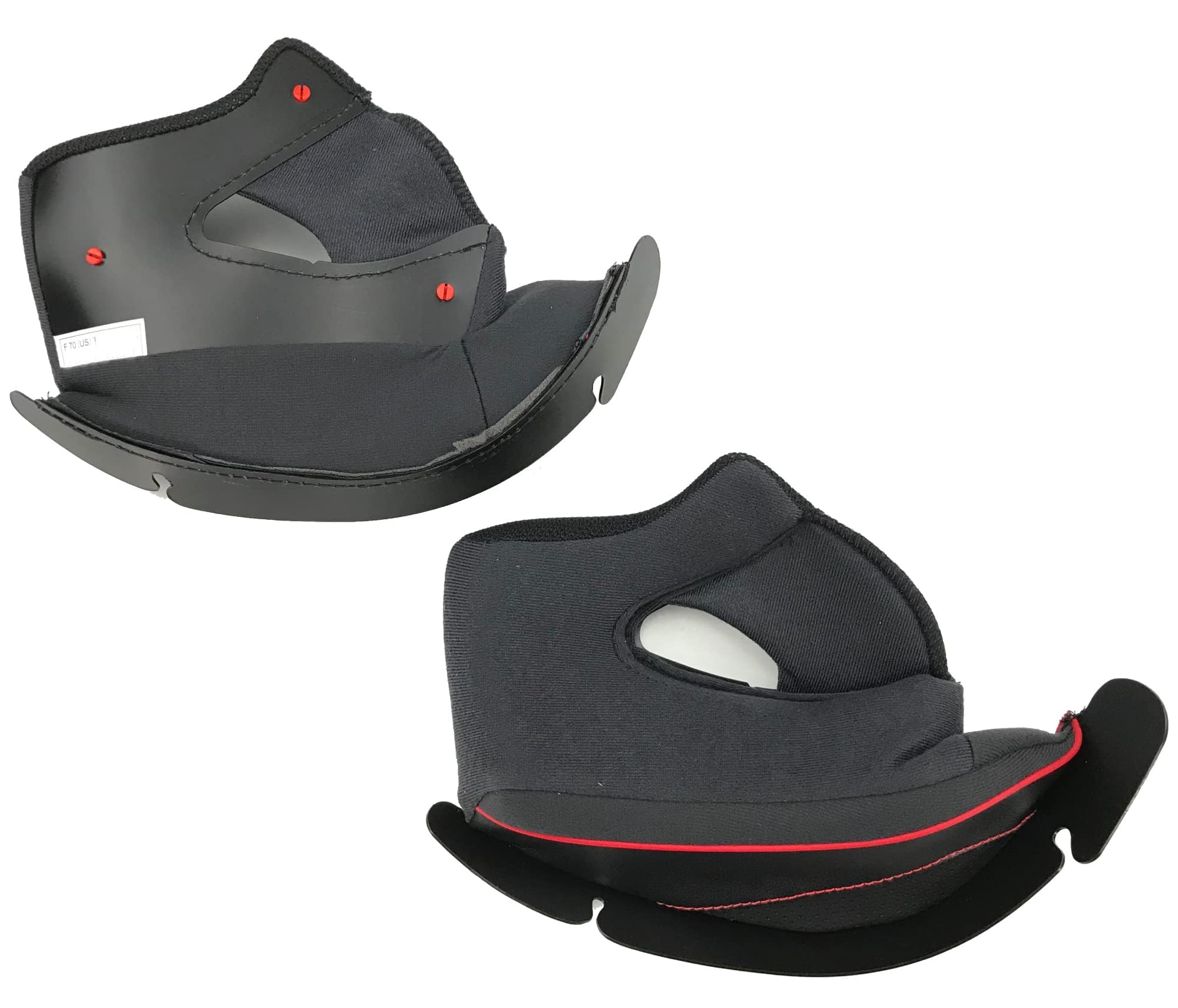 Amazon.com: HJC F70 Helmet Cheek Pads Black XXL (20mm) : Automotive