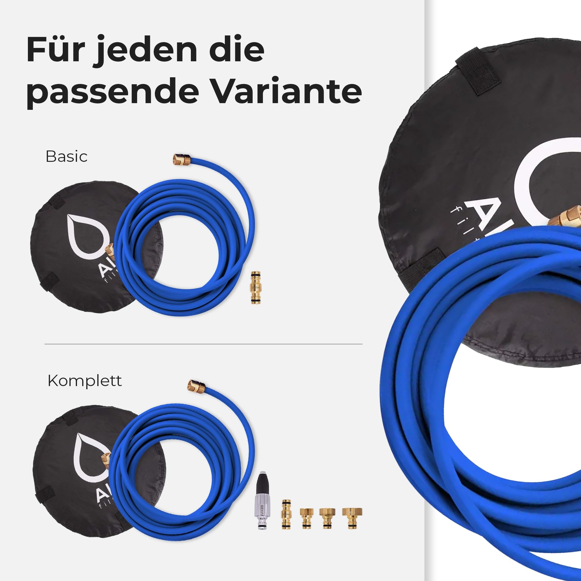 Alb Filter® Schlauchset für Wohnmobil und Camping (Komplett, 10 Meter)