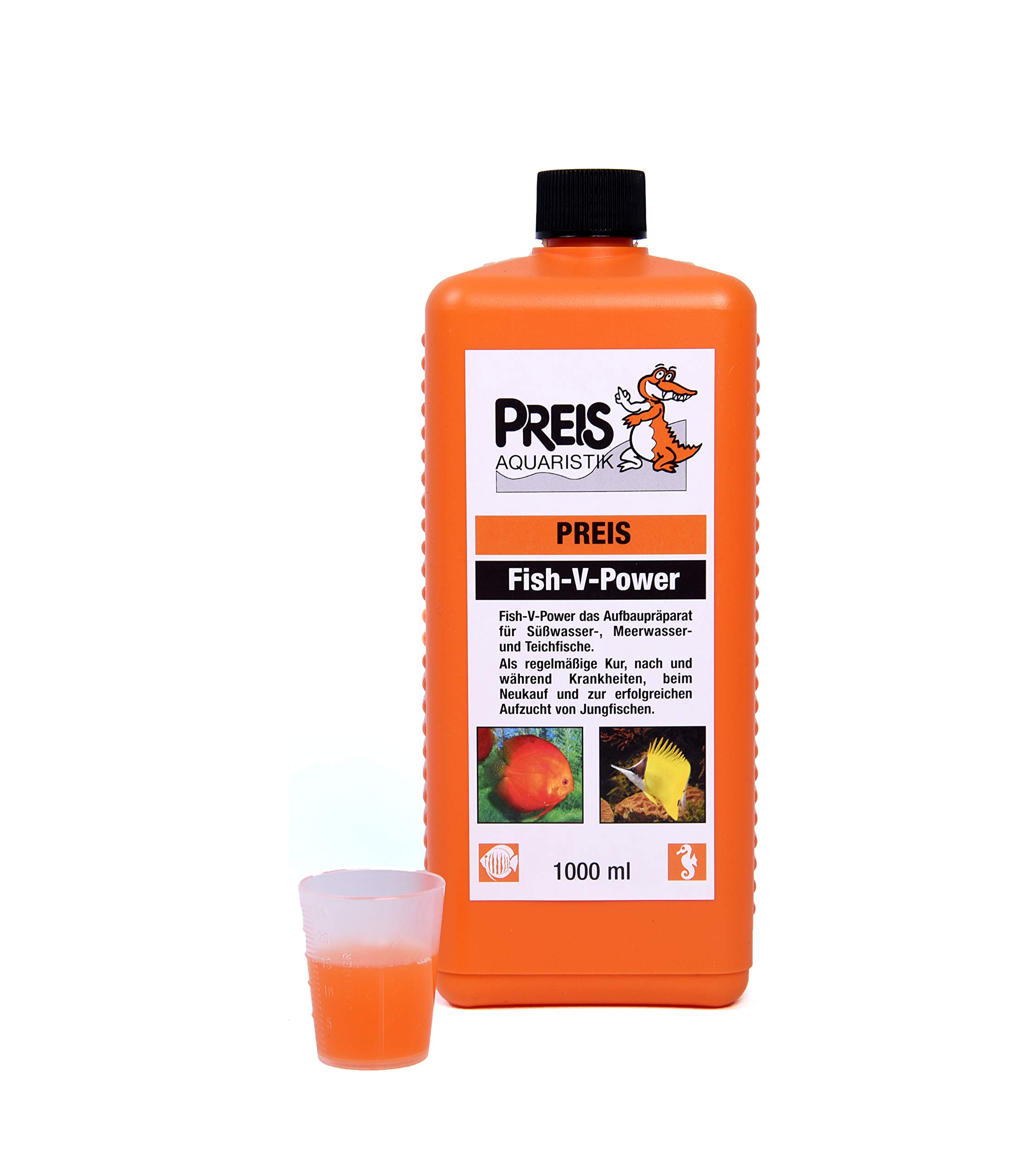 Smart-Planet by Preis Aquaristik – Original Fish V Power 1000 ml Vitamine di pesce per la salute e la cura dei pesci