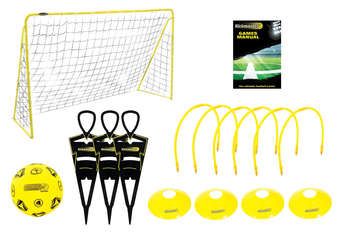 KickmasterUltimate Football Challenge Gift Set with Games Manual
