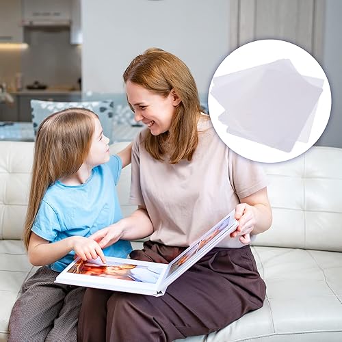 Miniatura 7 de Cindeer Paquete de 400 bolsas de laminación térmica de 5.8 x 7.4 pulgadas, hojas de laminación transparentes de 3 mil, papel de plástico, bolsas