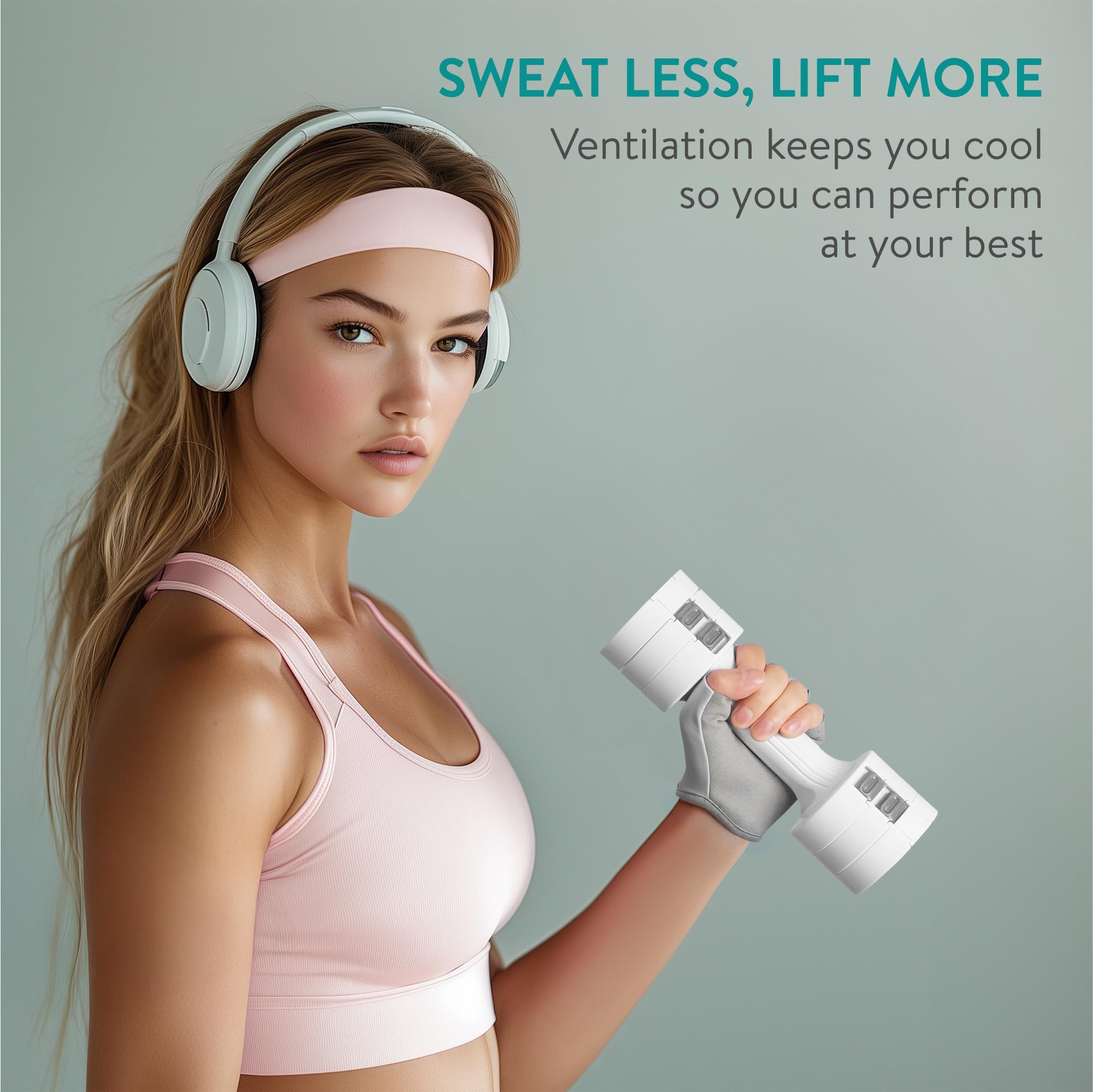 Navaris Guanti Palestra Donna Pesi - Design Aperto per Ventilazione e Comfort - Accessori Palestra per Allenamento - Guantini Paracalli Fitness Esercizi Bodybuilding