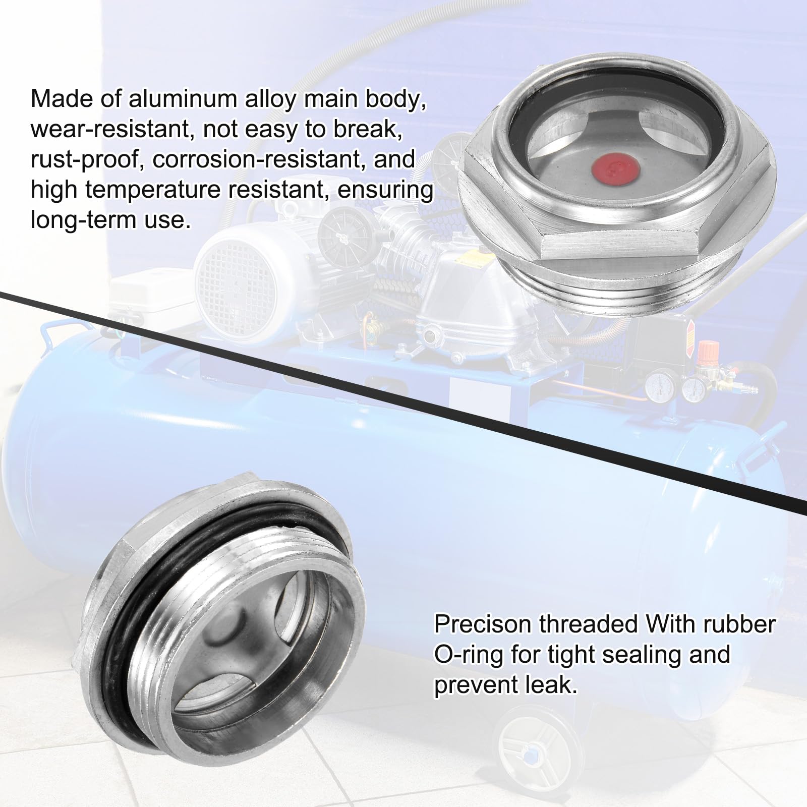 M METERXITY 2-Pack Air Compressor Oil Sight Glass - Image 4