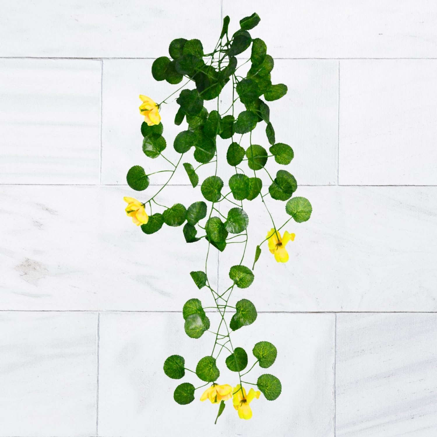 Blue Artificial Flowers Hanging Plant - Home Decor -32