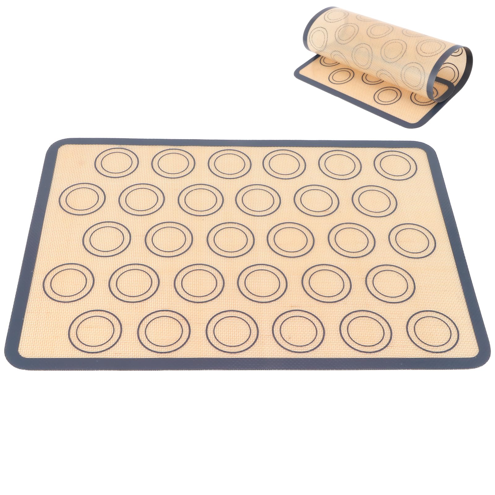 Silicone Baking Sheets 42x29.5cm Heat Resistant Reusable Macaron Baking Mat Non Stick Silicone Baking Mat for Baking