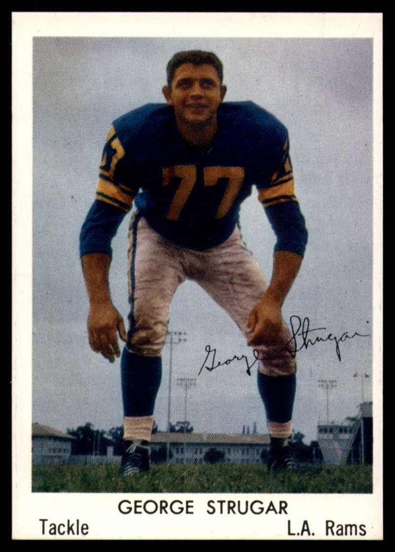 Football 1959 Los Angeles #28 George Strugar NM Near Mint