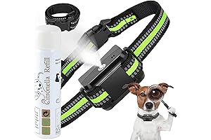 Citronella Bark Collar, Spray Bark Collar with 2 Adjustable Spray 2 Sensitivity...