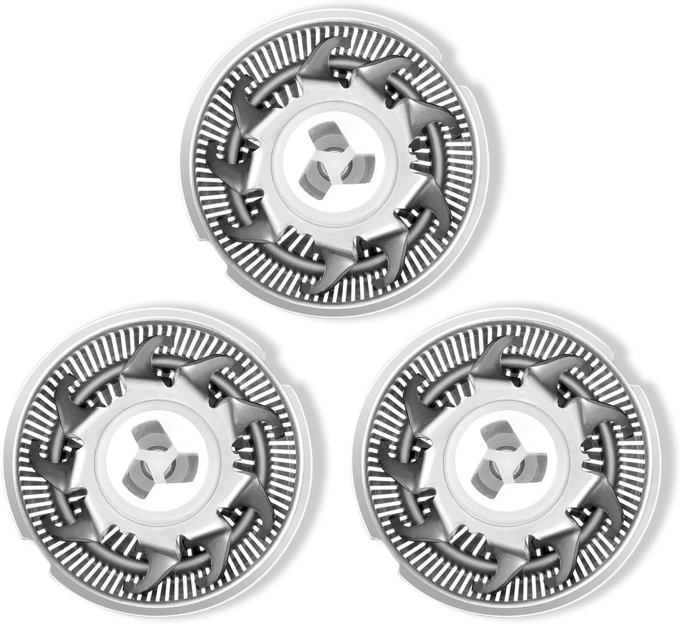 SweetLF 3 Pcs Replacement Shaver Head Blade Cutters IPX7 Waterproof Electric Razor Wet & Dry 3D Men’s Rotary Shaver SW-BC09 - Image 5