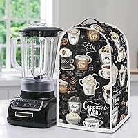 Vista 197 de doginthehole Hummingbird Blender Covers for Kitchen, Washable Appliance Covers Anti Fingerprint Stain Resistant Polyester Blender Dust Cover