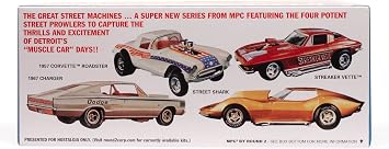 MPC 1967 Chevy Corvette Stingray Streaker Vette 1:25 مجموعة نماذج مقياس