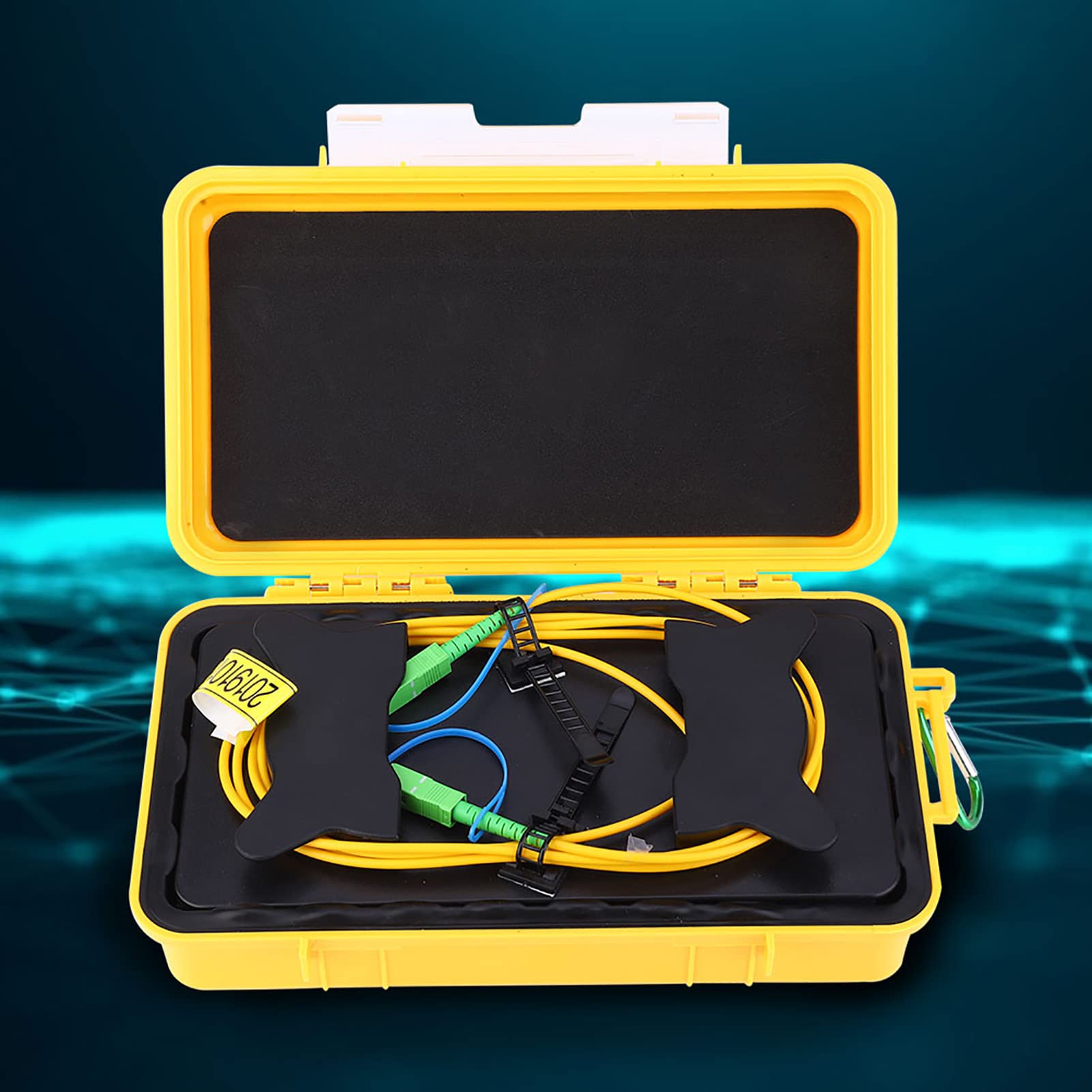 Chrees Scatola per Cavi Jumper in Fibra Monomodale da 2000 M con Eccellenti Prestazioni di Tenuta per Test OTDR