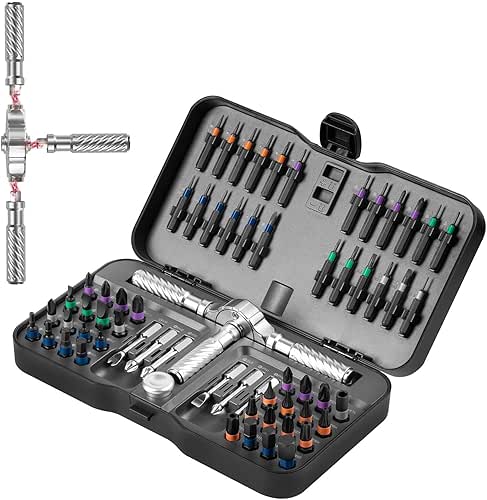 VMAN Ratchet Screwdriver Set, 66 in 1 magnetic Screwdriver sets,
