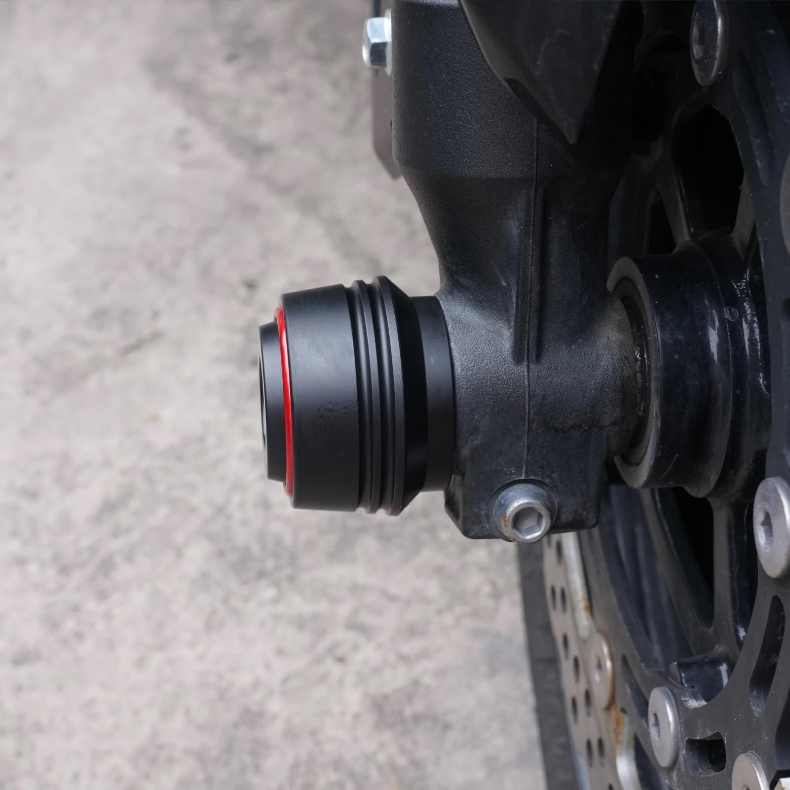 osłona widelca przedniego Pasuje do Kawasaki 1000 Z1000 Ninja1000 SX Versys oś przedniego koła motocykla osłona przed uderzeniem widelca Pad(Front-Red)