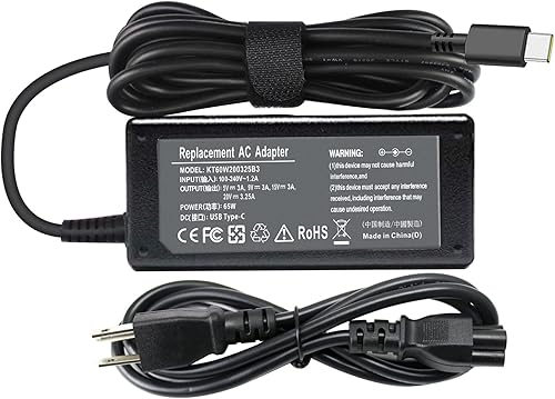 Adaptador de cargador USB-C tipo C de 65 W y 45 W para Dell XPS 13 9350 9360 9365 9370 9380 Latitude 7390 7275 7370 5175 5285 5290 2 en 1 Chromebook