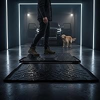 Vista 5 de Juego de alfombrillas y revestimiento de carga para Peugeot 308 2008-2013 Revestimiento de suelo de TPE negro para todo tipo de clima, para 1ª