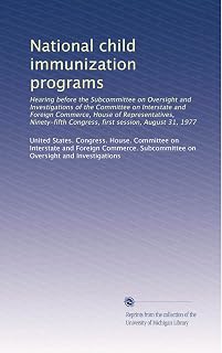 National child immunization programs