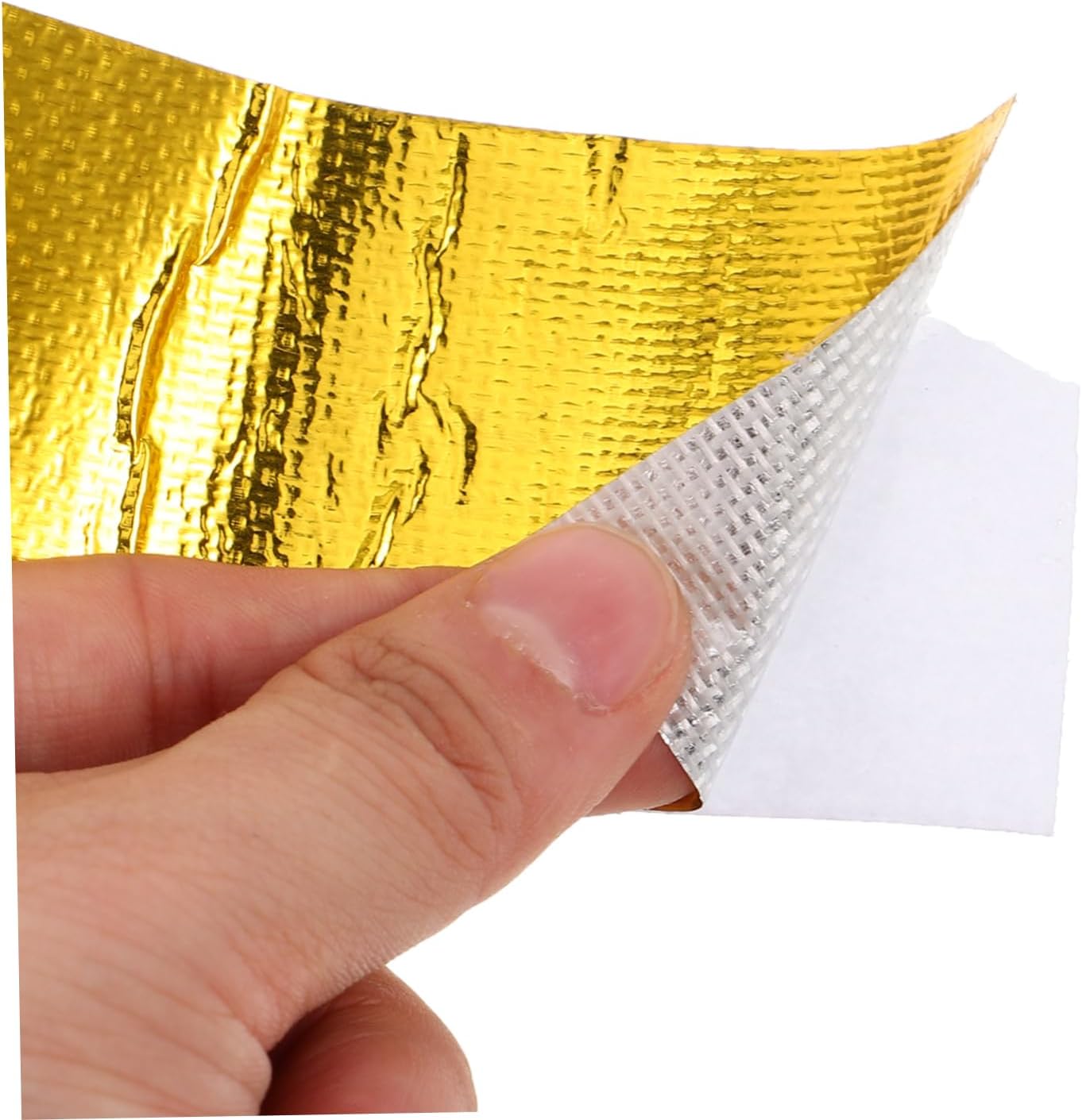 High Temperature Insulation Adhesive Backed Aluminum Foil Fiber Cloth Heat Shield Panel Tape for Pipes Range Hoods