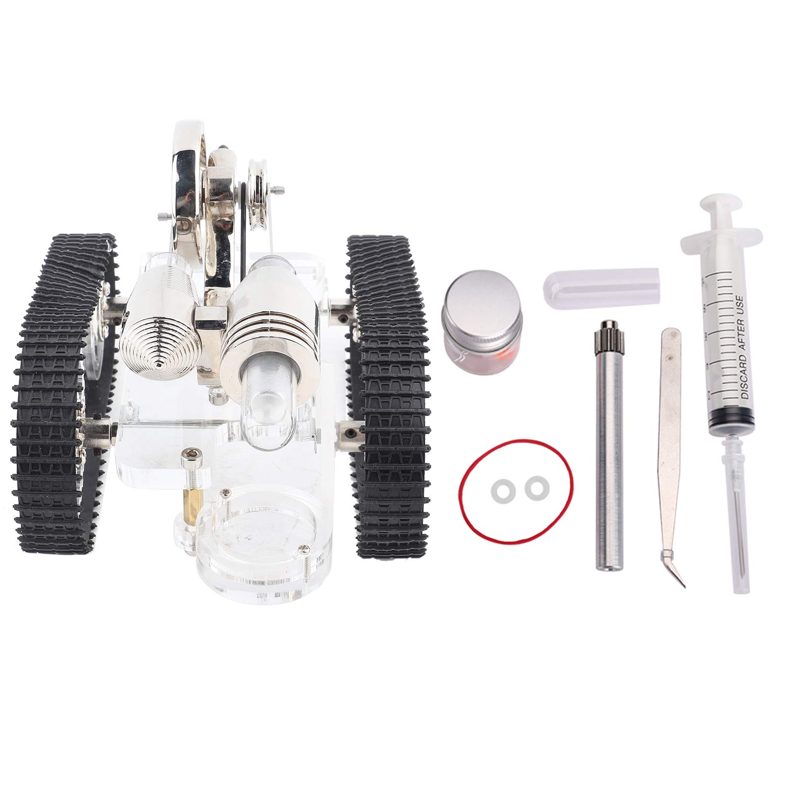 RIZGHWOY Modelo de Motor Stirling Educational Toy Exquisite Física Ciencias Kit de Motor de Energía para Ayudas para Enseñar