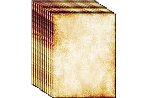 50 Pack Scroll Paper | Letter Writting Paper | Antique Design Printing Papers