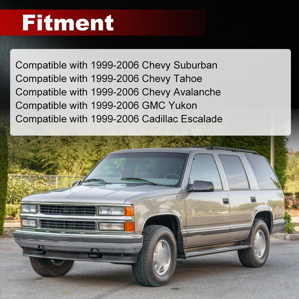 Interior Door Armrest Handle Front Left Driver Side Compatible with 1999-2006 Chevy GMC, Suburban/Tahoe/Avalanche, Yukon Escalade Replacement for 12472876 (Light Gary(Right Passenger))