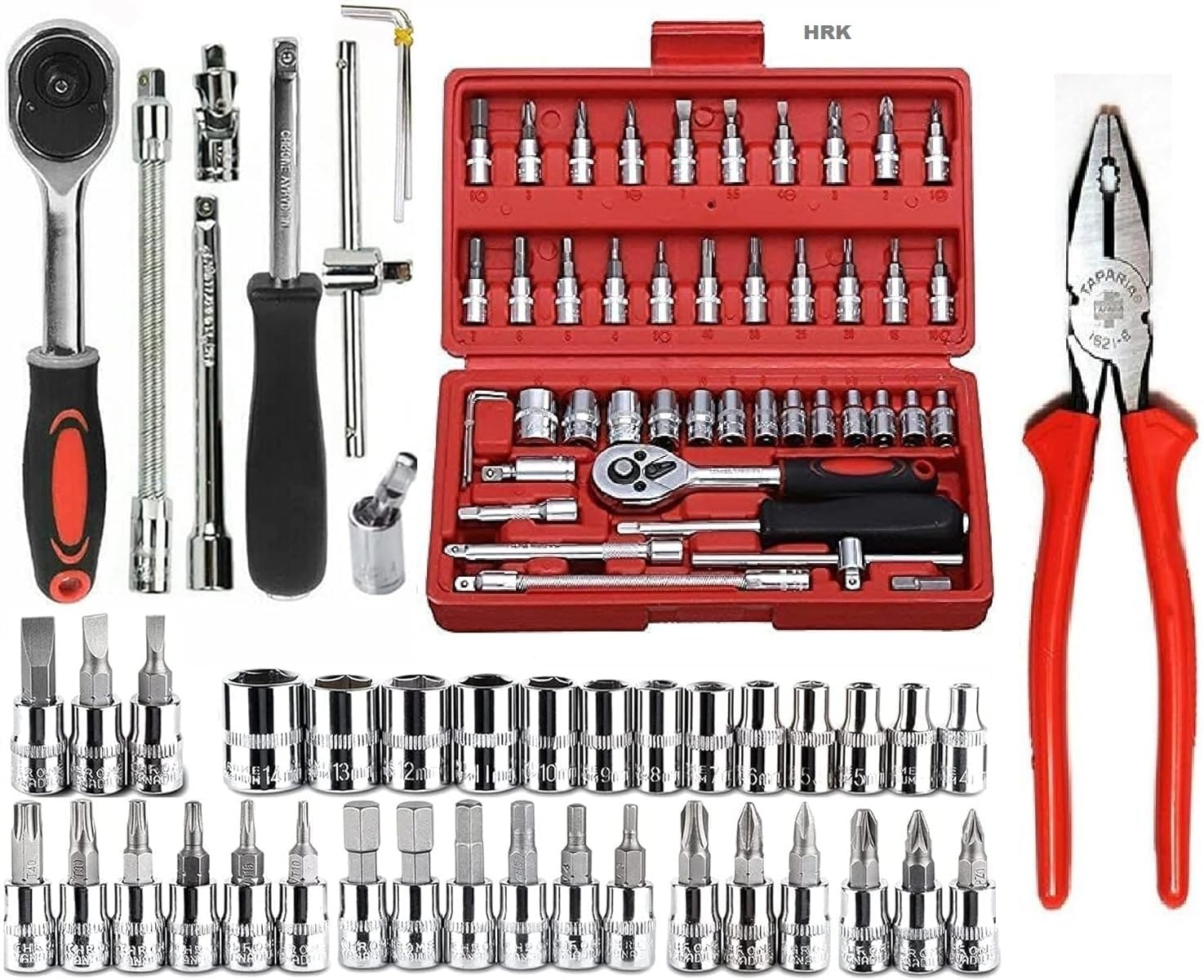 46SOSET3 Socket Tool Set 46 in 1 Bit Socket Wrench Tool Kit Set Goti Tools Set Ratchet Socket Set (Pack of 1) (B0D9LM85ND) Amazon Price History, Amazon Price Tracker