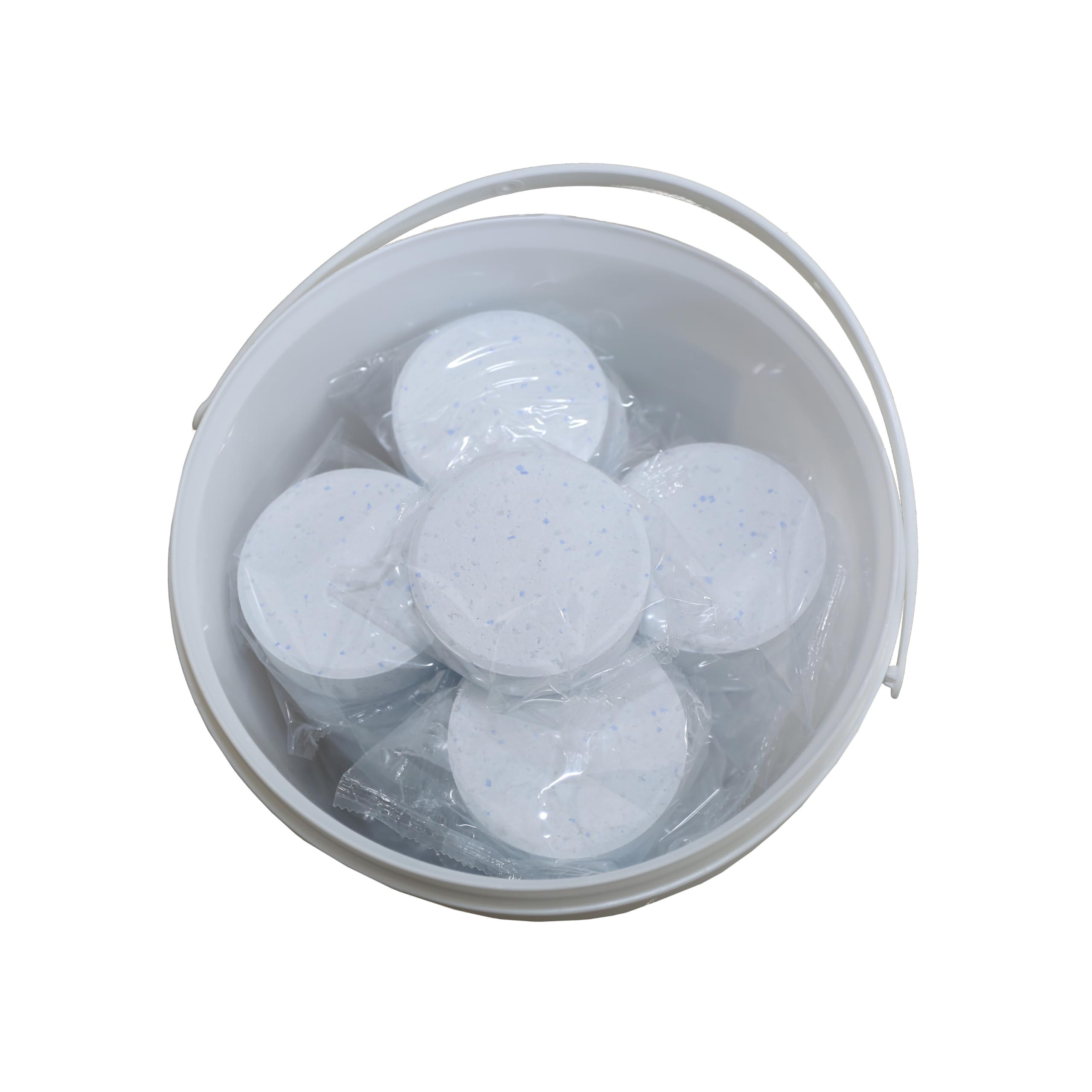 HAF Pool Chlor-Tabletten (1 x 5 kg Eimer) – langsam lösliche Chlortabletten (200g pro Stück) | Chlor Multitabs 5 in 1 für Poolpflege, Dauerdesinfektion, Algenvorbeugung & hygienisch klares Poolwasser
