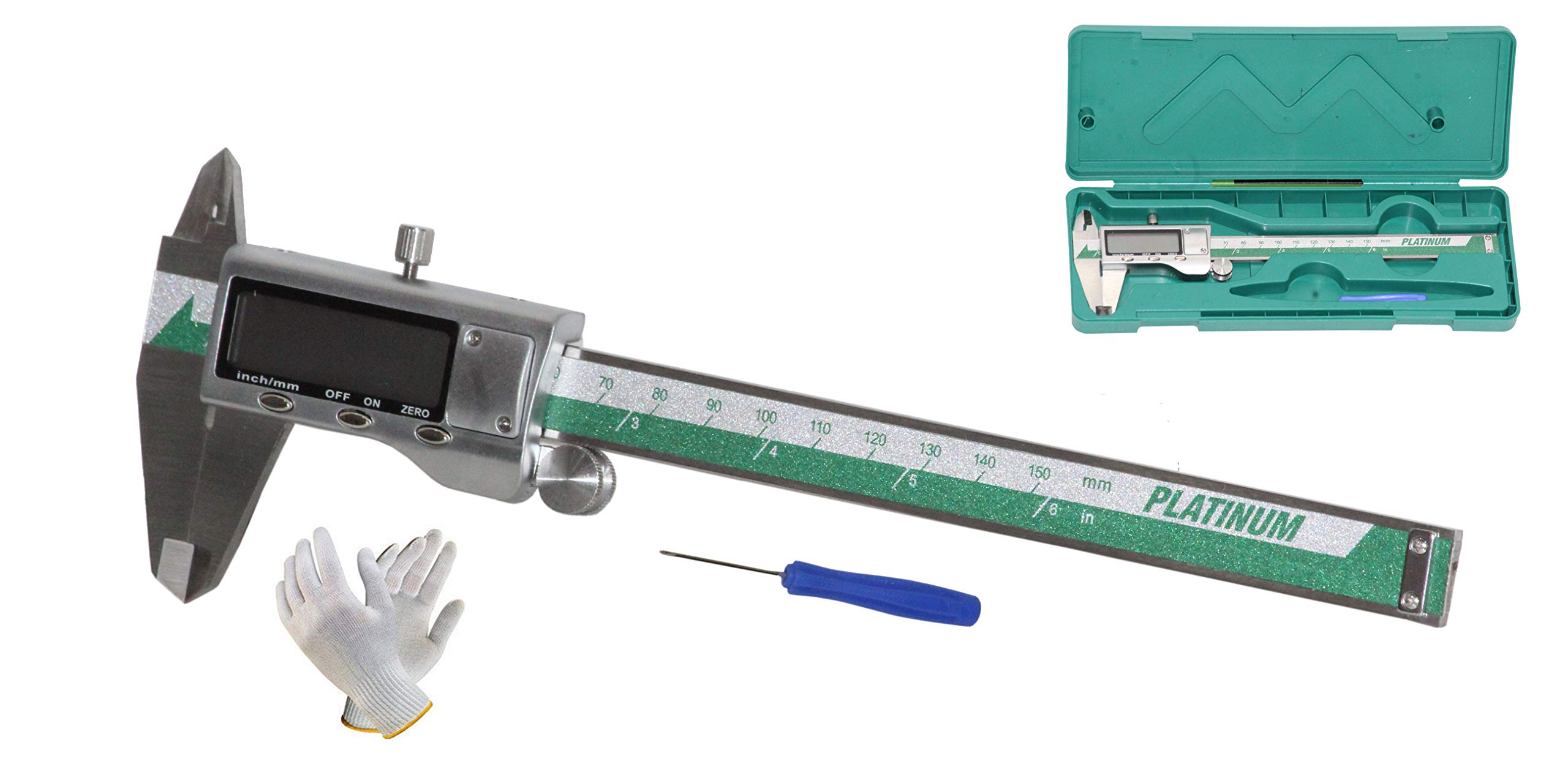 Digital Craft Digital Caliper Stainless Steel Electronic Digital Vernier Caliper 6Inch 0-150mm Metal Micrometer Measuring Tool Caliper Gauges (B07YF3LJB5) Amazon Price History, Amazon Price Tracker