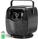KIDWILL Rechargeable Bubble Machine, Automatic Bubble Blower - 5,000mAh Power, 90°/180°/360° Auto...