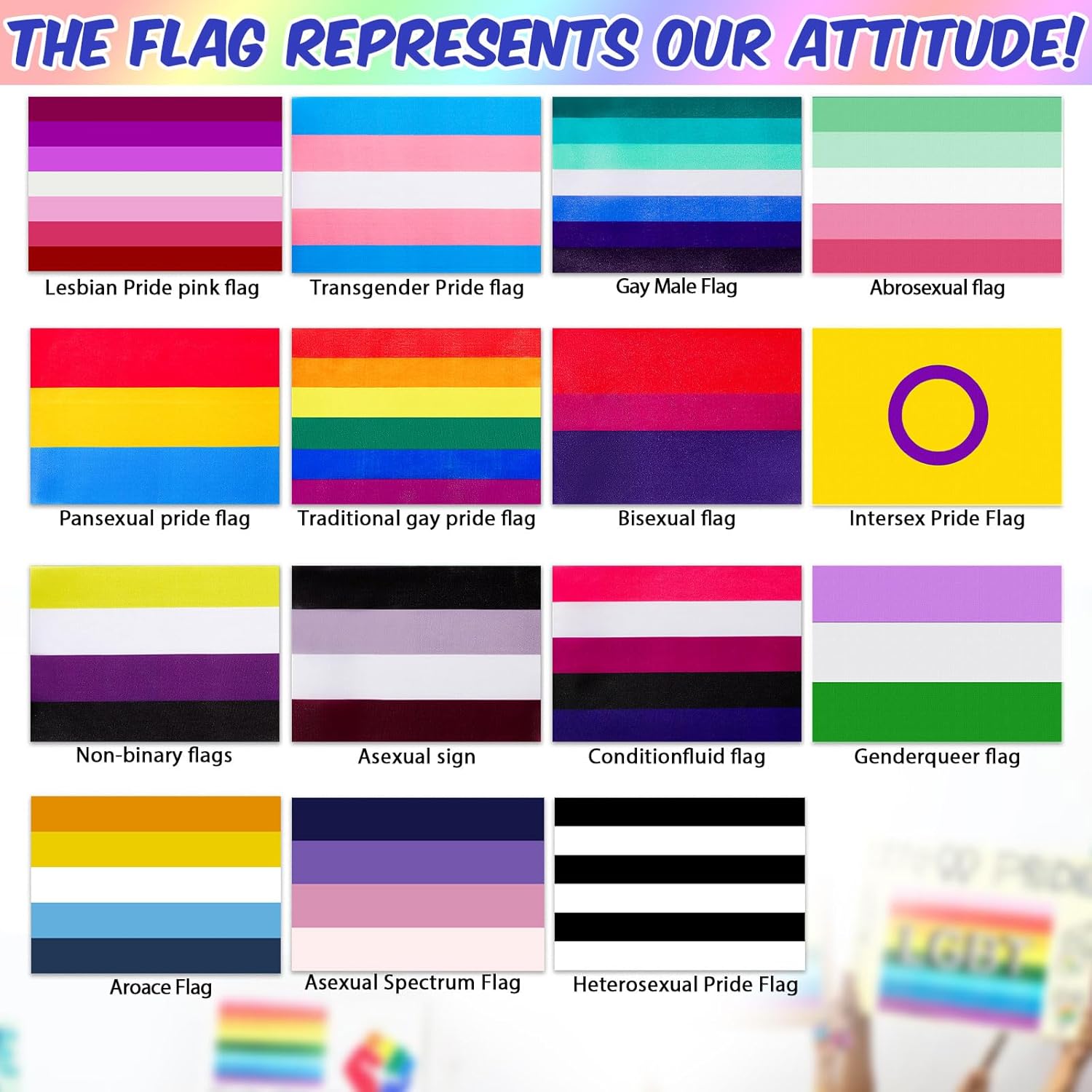 Weewooday 195 Pcs Pride Rainbow Stick Flags Small Mini Hand Held Lgbt Rainbow Gay Flags on Plastic Stick Pansexual Bisexual Trans Lesbian Flag for Lgbt Party Decorations,5.5 x 8.3 Inch - Image 4