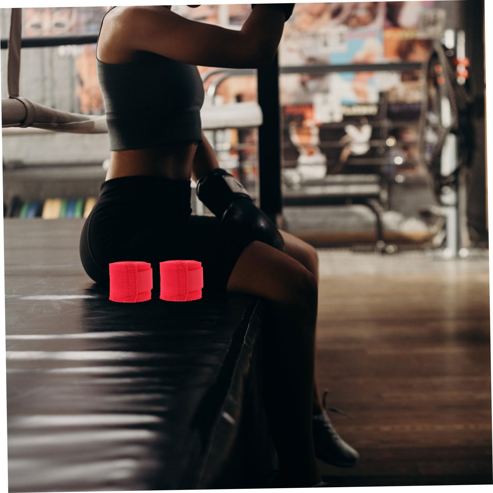 GRIRIW 2Rolls Comfortable Boxing Hand Wraps for Training Protection Breathable Wrist Support for Boxing Thai Kickboxing for Professionals