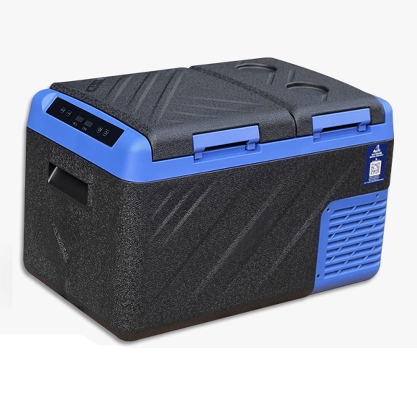 Ghiacciaia Frigorifero for Auto Congelatore Portatile Frigorifero 25/35/45 L Diseño De Doble Zona Con Pannello Touch E Foro Di Scarico Da -20°C A 20°C(59.8 * 36.5 * 37.2cm)