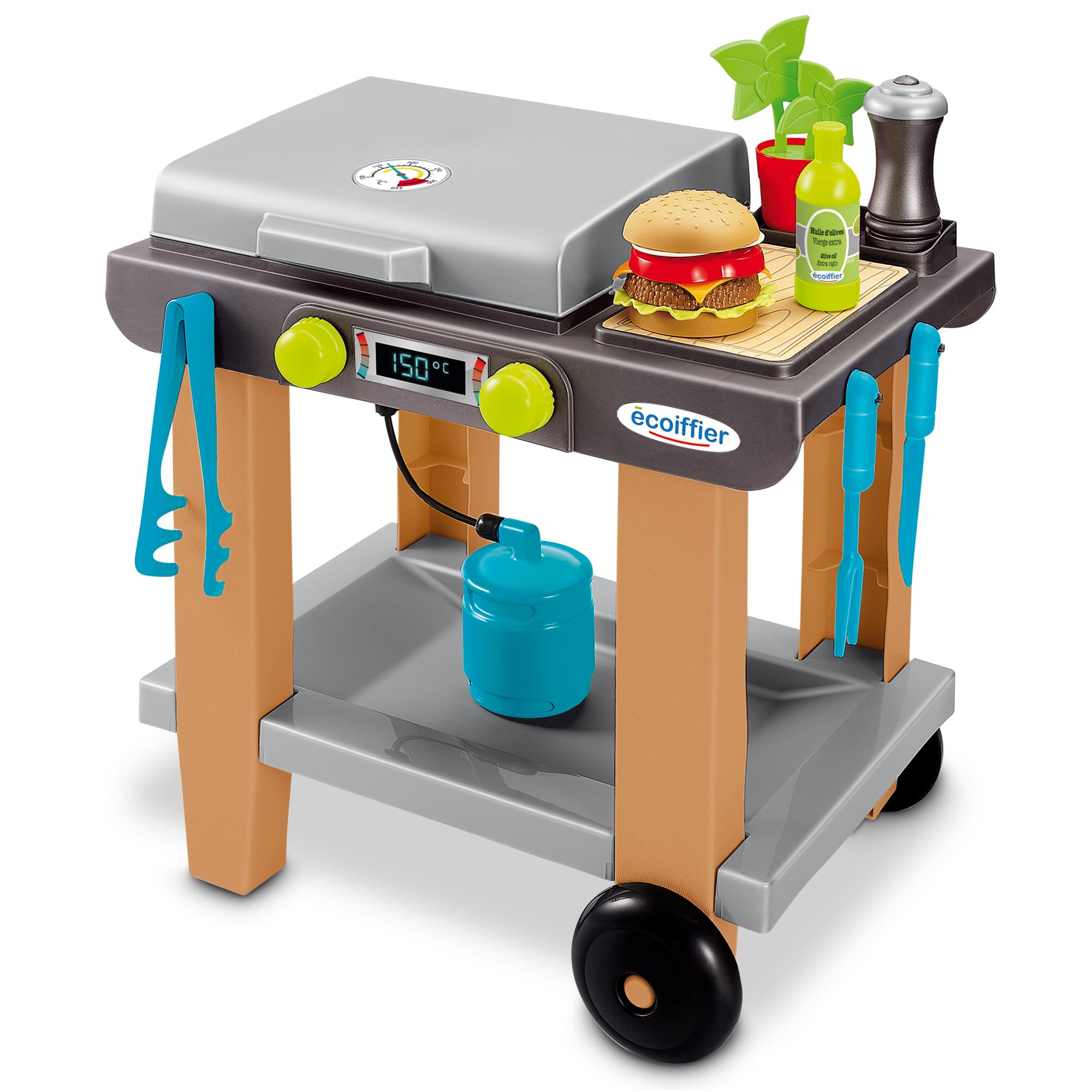 Ecoiffier - Barbecue Griddle 4669, Multicoloured (SIMBA TOYS