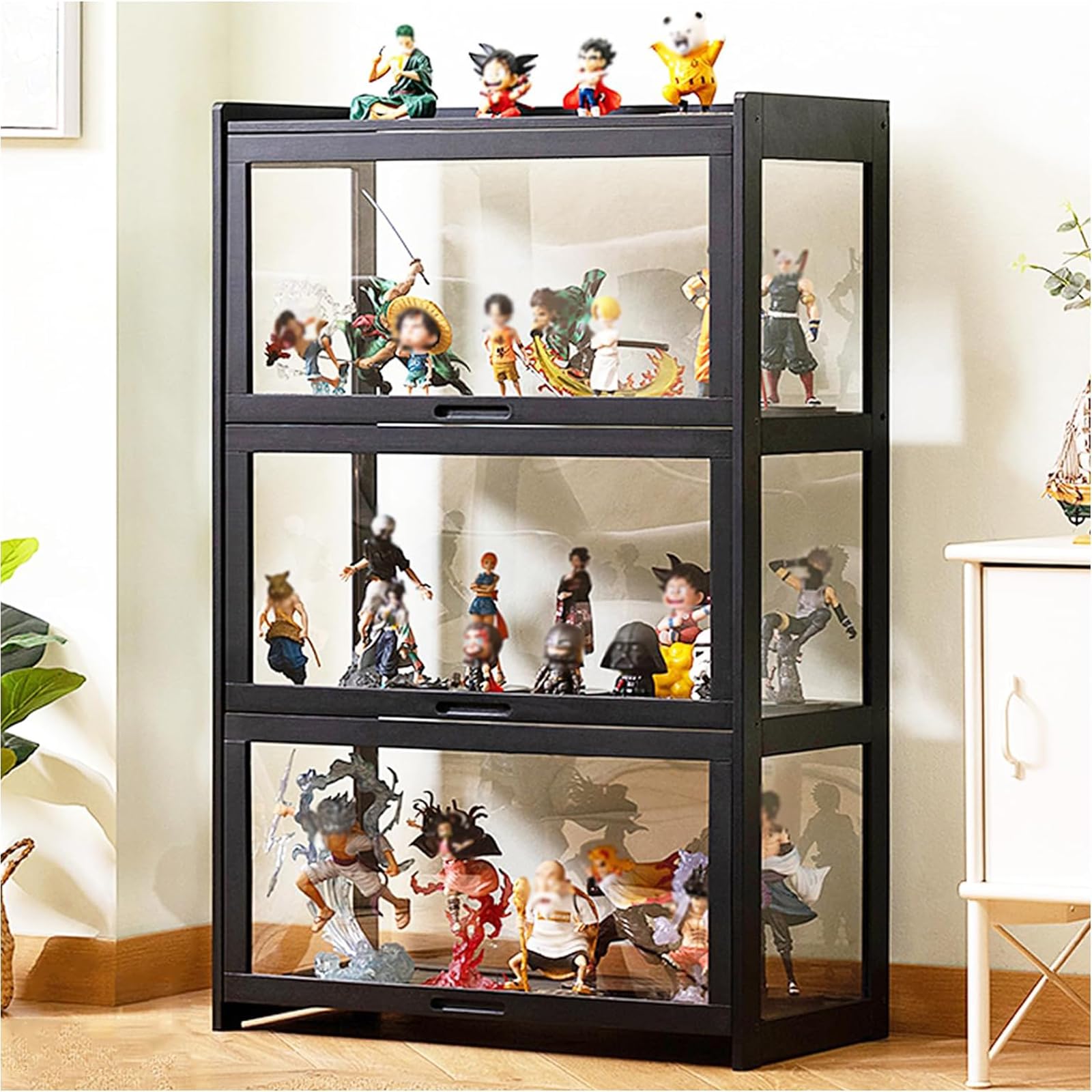 Amazon.co.jp: 骨董品ディスプレイキャビネット、ディスプレイ
