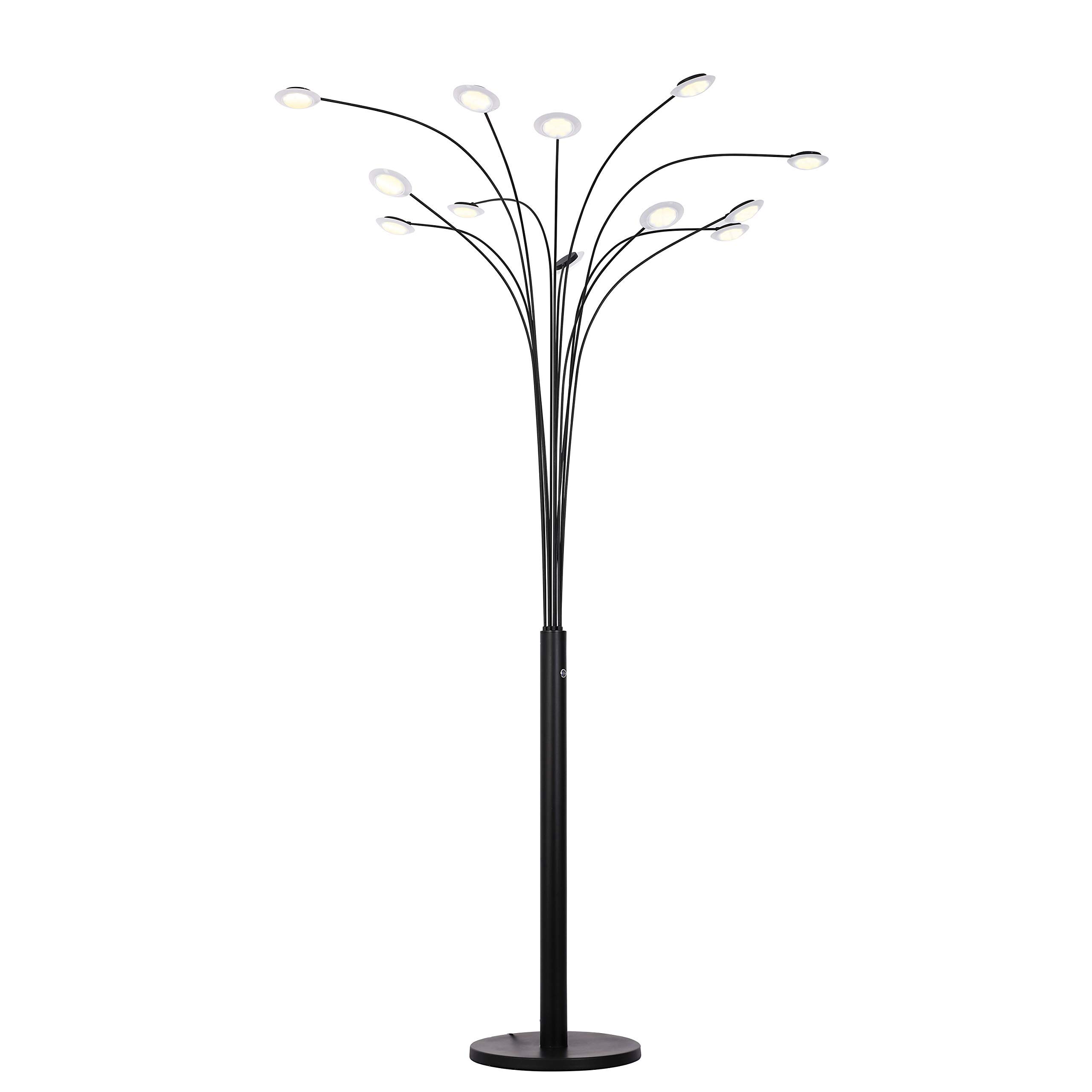 Artiva USA "Quan Money Tree 12-Light 48W 84" LED Tree Floor lamp with Touch Dimmer