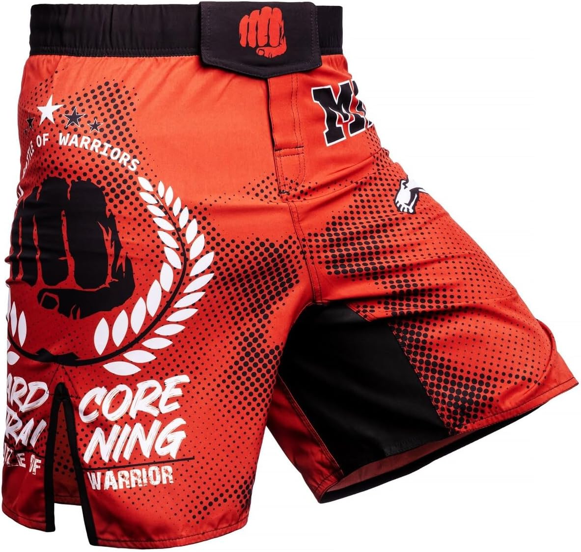Hardcore Training Fight Shorts Fighters Club Men's Boxing MMA Combat BJJ Grappling Fitness Muay Thai Kickboxing No Gi
