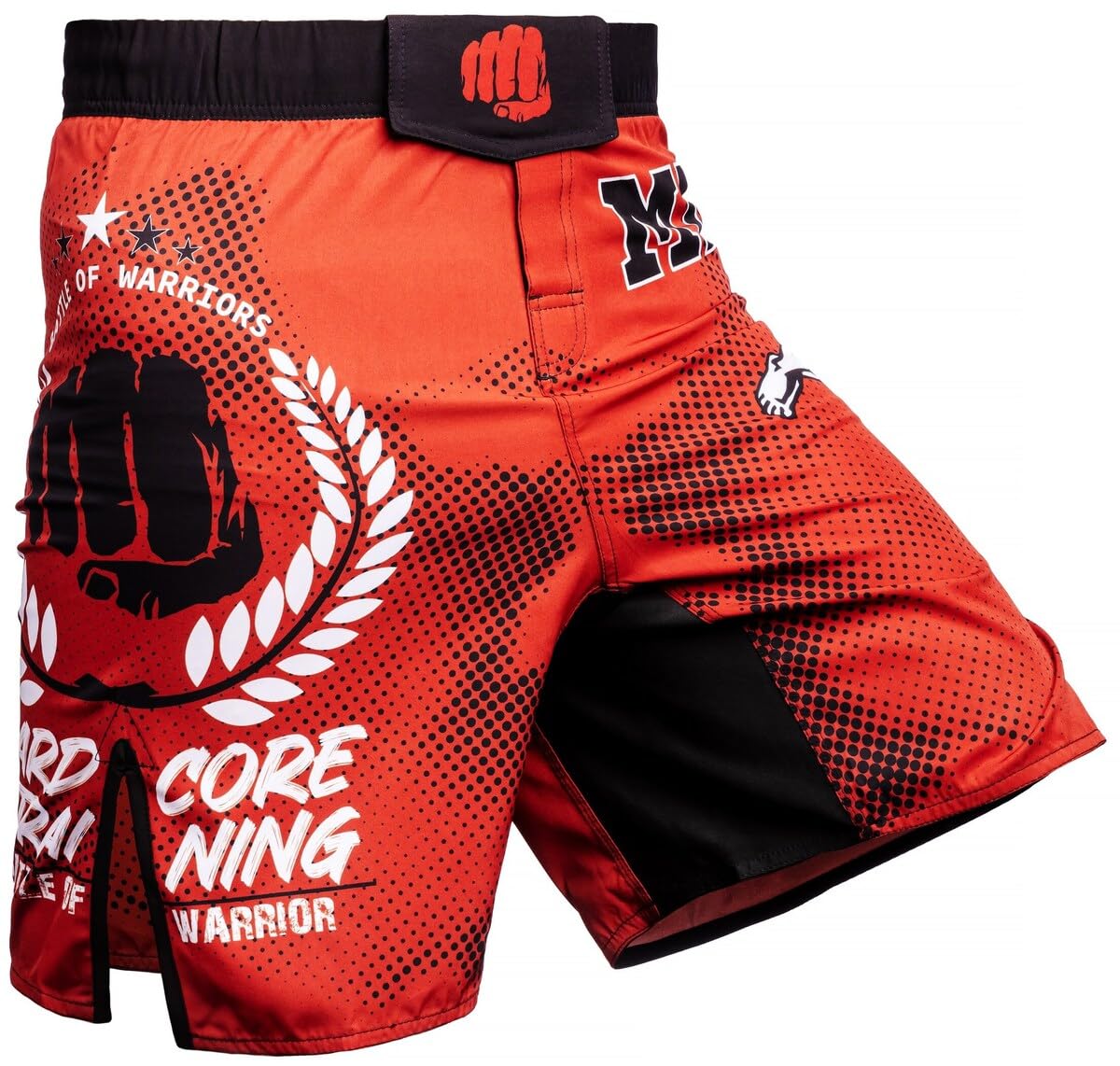 Hardcore Training Fight Shorts Fighters Club Boks Męski Szorty do Walki MMA Combat BJJ Grappling Fitness Muay Thai Kickboxing