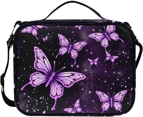 Miniatura 3 de Estuche de transporte de la Biblia de moda para mujer, accesorios de la Biblia, Mariposa morada