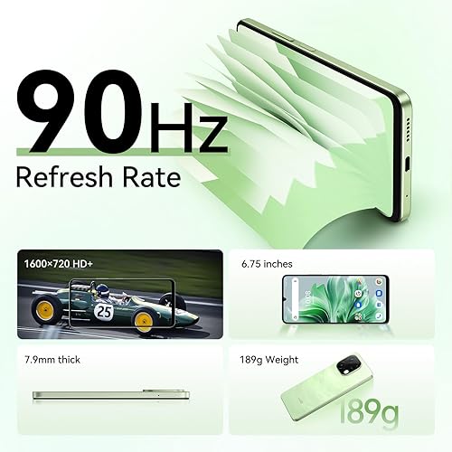 Miniatura 3 de UMIDIGI G9C Android 14 - Teléfono celular desbloqueado, Octa-core de 12 GB + 128 GB, expansión de 1 TB desbloqueado, 6.75 pulgadas HD+ 90 Hz