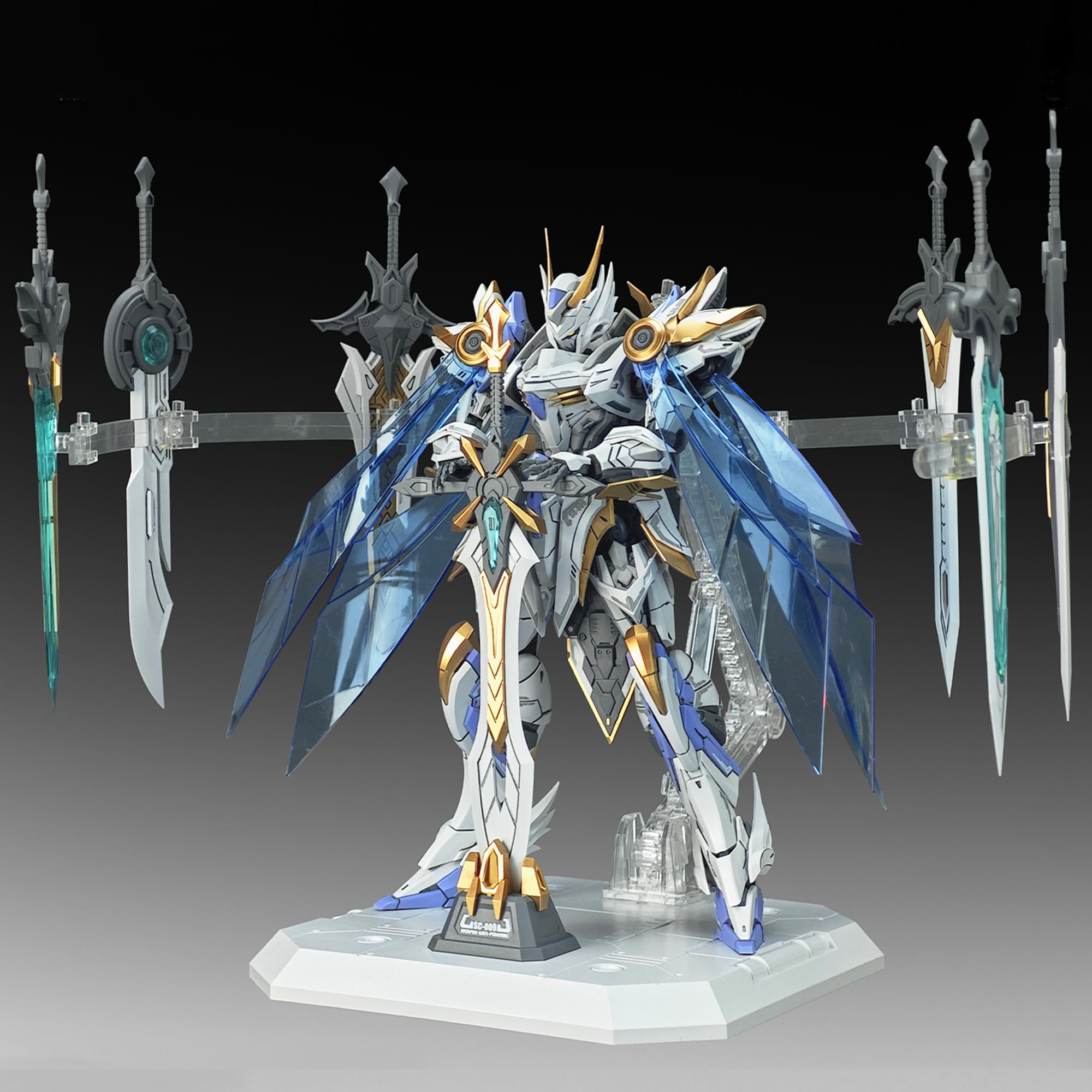 TOYVERSE SNAA 1/144 Figura Model Kit, The Round Table Knights Divine Invoker Percival, 16 cm, articulaciones móviles, modelo de personaje, a partir de 15 años
