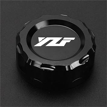 Motorcycle accessories Motorcycle Rear Brake Fluid Cylinder Master Reservoir Cover Caps For Y-AMAHA YZF R6 R1 R3 R15 V3 R125 R25 R7 2020-2025 2024 2023Black- Silver